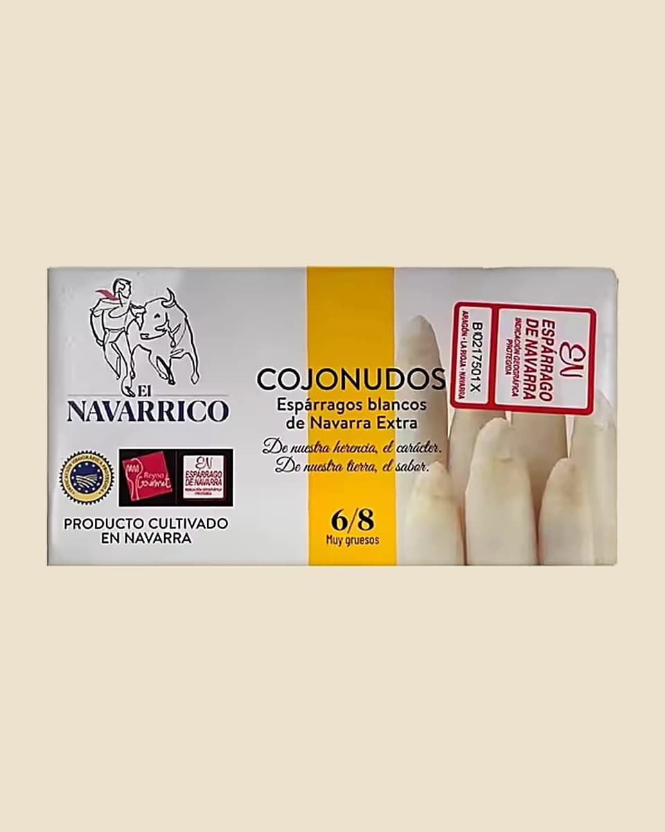 NAVARRICO ESPÁRRAGOS LATA 425 ml 6/8 R D.O