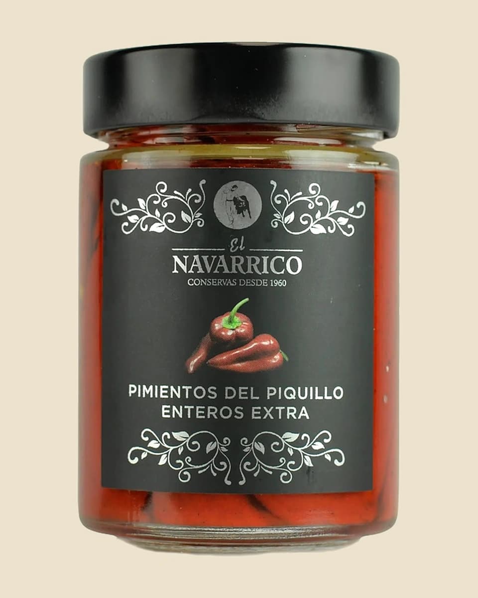 NAVARRICO PIQUILLO ENTERO FRASCO 350ml D.O