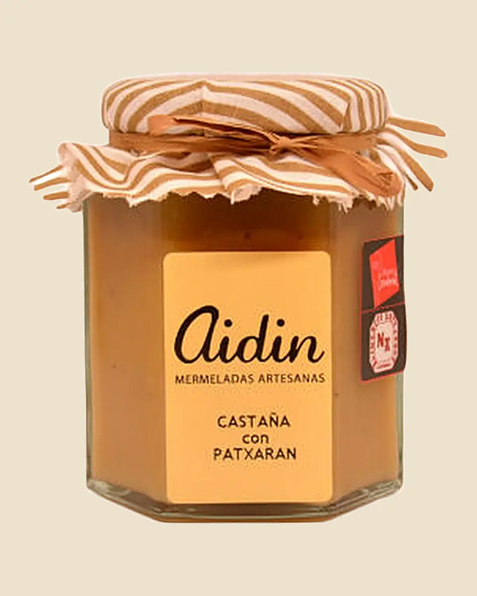 AIDIN mermelada de castaña con patxarán