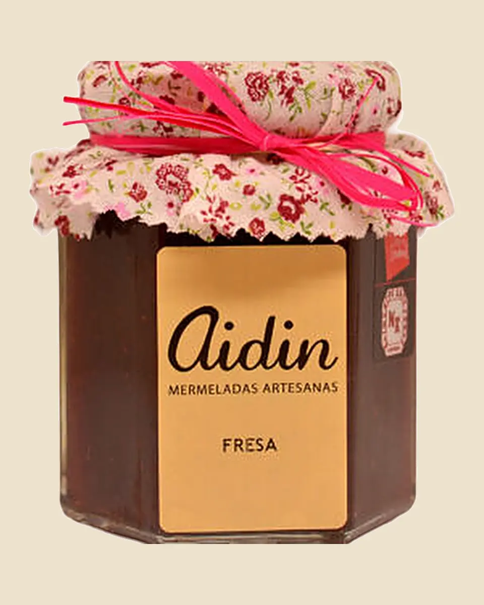 AIDIN mermelada de fresa de mendigorria